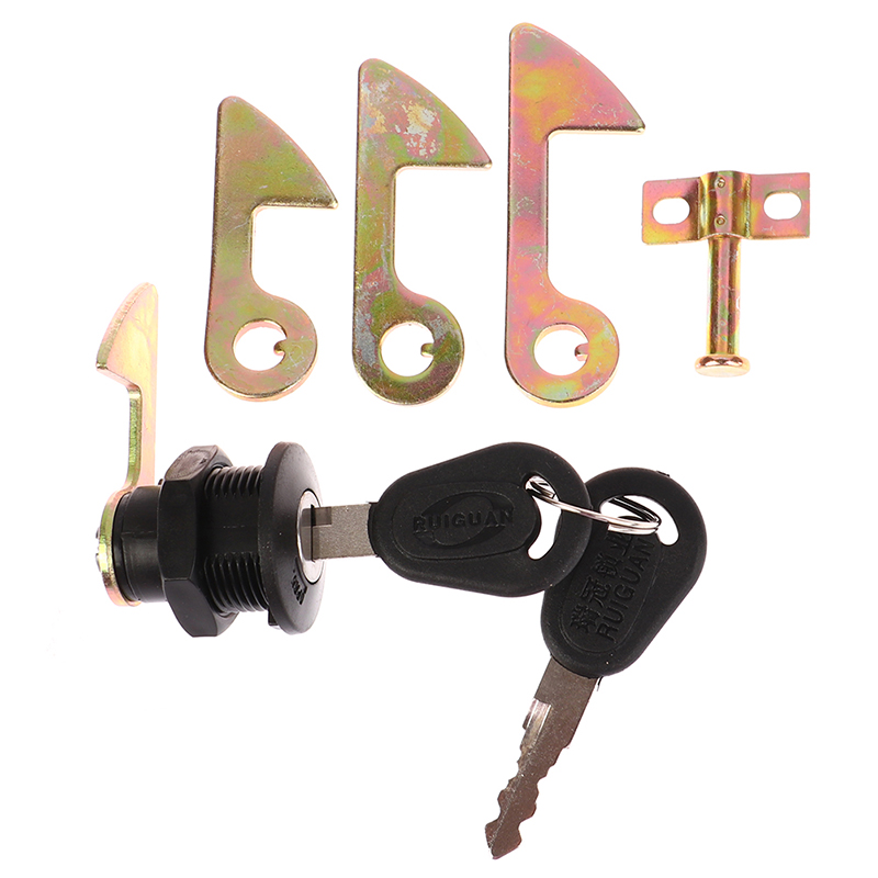 New！1Set (1 Lock+2 Keys+4 Meta - Motorcycle Gear Wall Mount avis et prix
