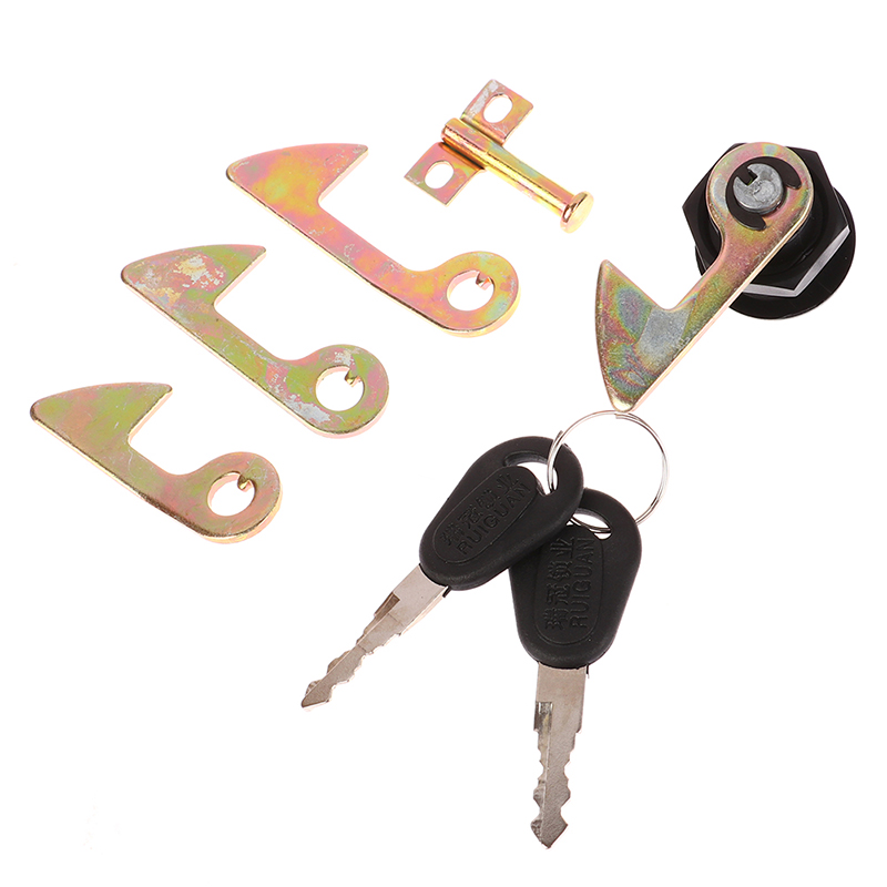 New！1Set (1 Lock+2 Keys+4 Meta - Motorcycle Gear Wall Mount avis et prix