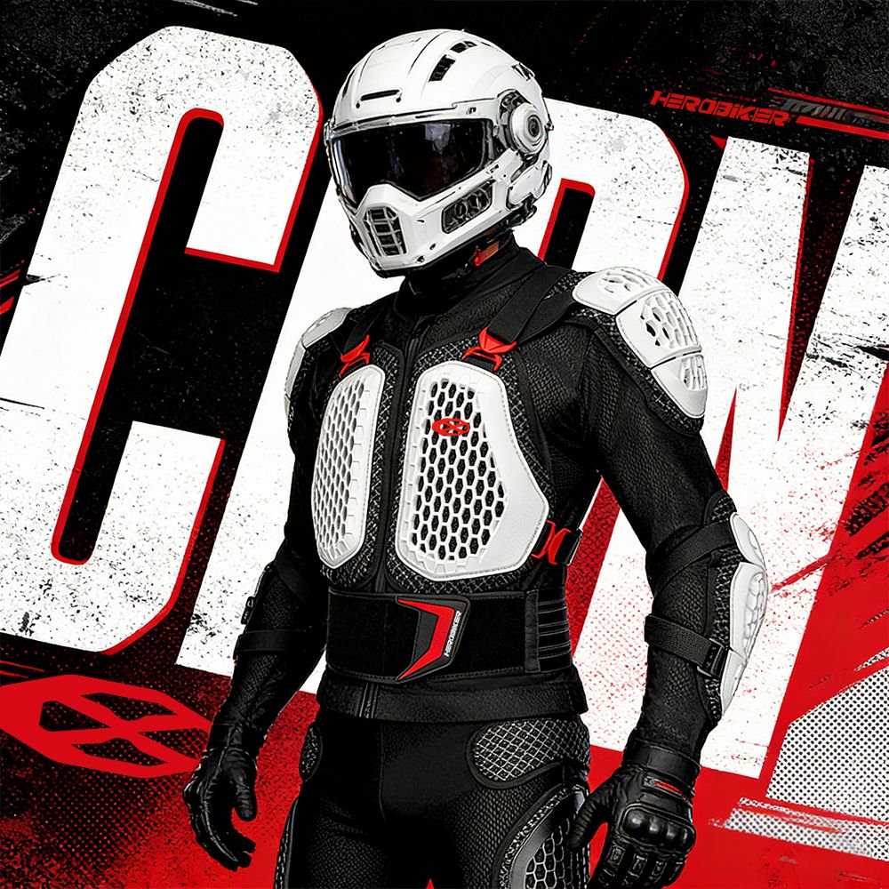 Motorcycle Jacket Men's Biker  - Motorcycle Gear Jacket avis et prix