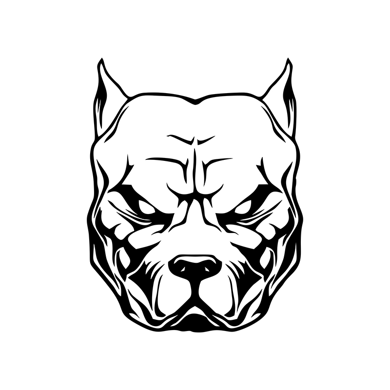 Motorcycle Sticker dog pattern - Motorcycle Gear Dogs avis et prix