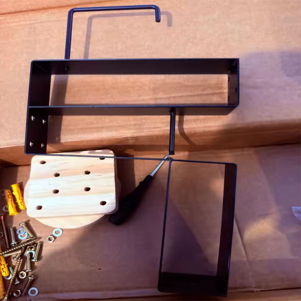 Wood Motorcycle Helmet Holder  - Motorcycle Gear Wall Mount avis et prix