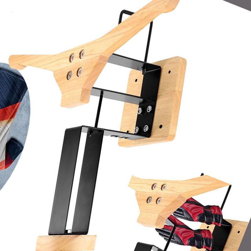 Wood Motorcycle Helmet Holder  - Motorcycle Gear Wall Mount avis et prix