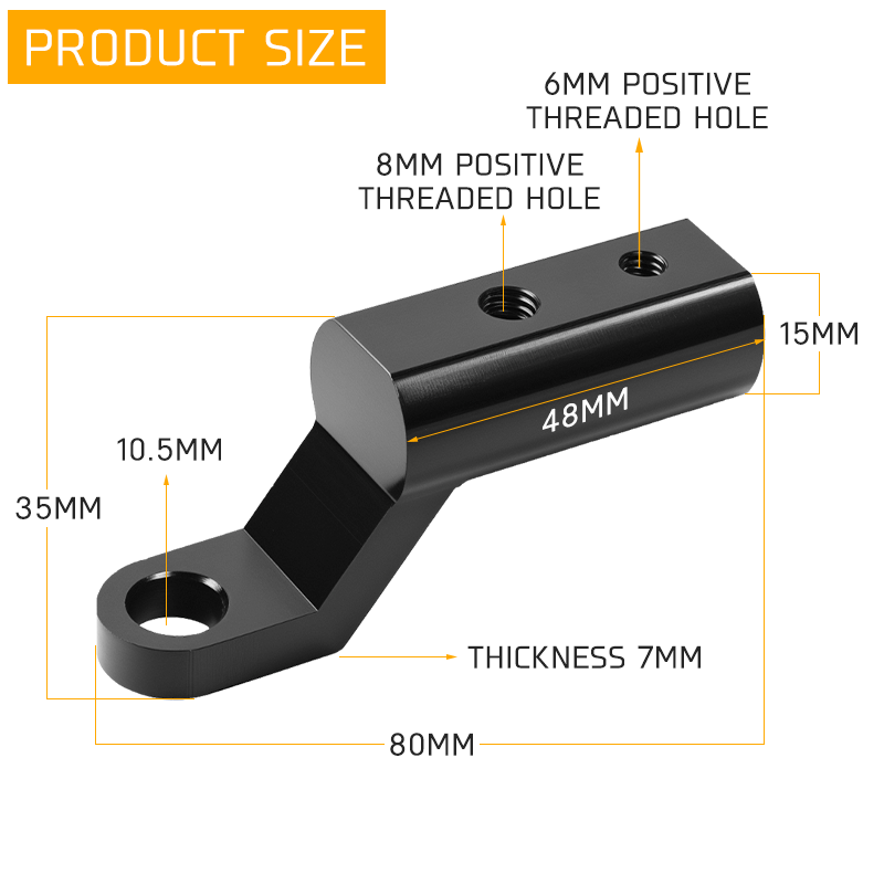 Motorcycle Aluminum Alloy Phon - Mirror Extender Bar avis et prix