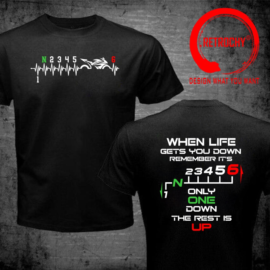 Funny Design 1N23456 Heartbeat - Motorcycle Gear Up Down avis et prix