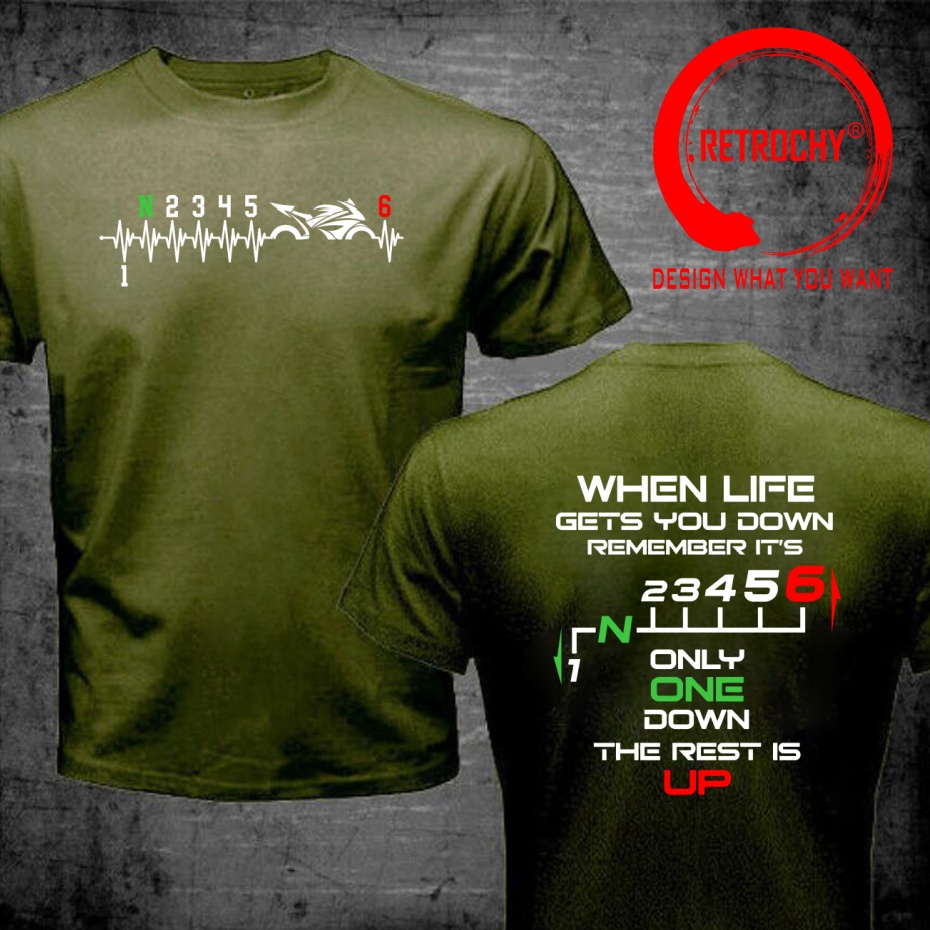 Funny Design 1N23456 Heartbeat - Motorcycle Gear Up Down avis et prix