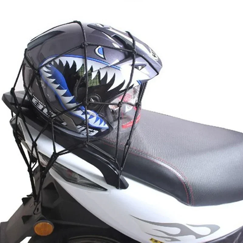 Motorcycle Cargo Net 30x30cm 4 - Motorcycle Gear Wall Mount avis et prix
