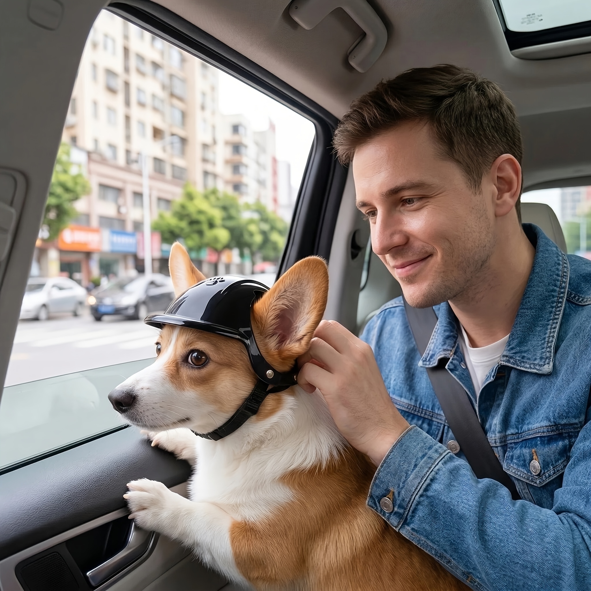 Pet Head Ears Helmet Hat, Moto - Motorcycle Gear Dogs avis et prix