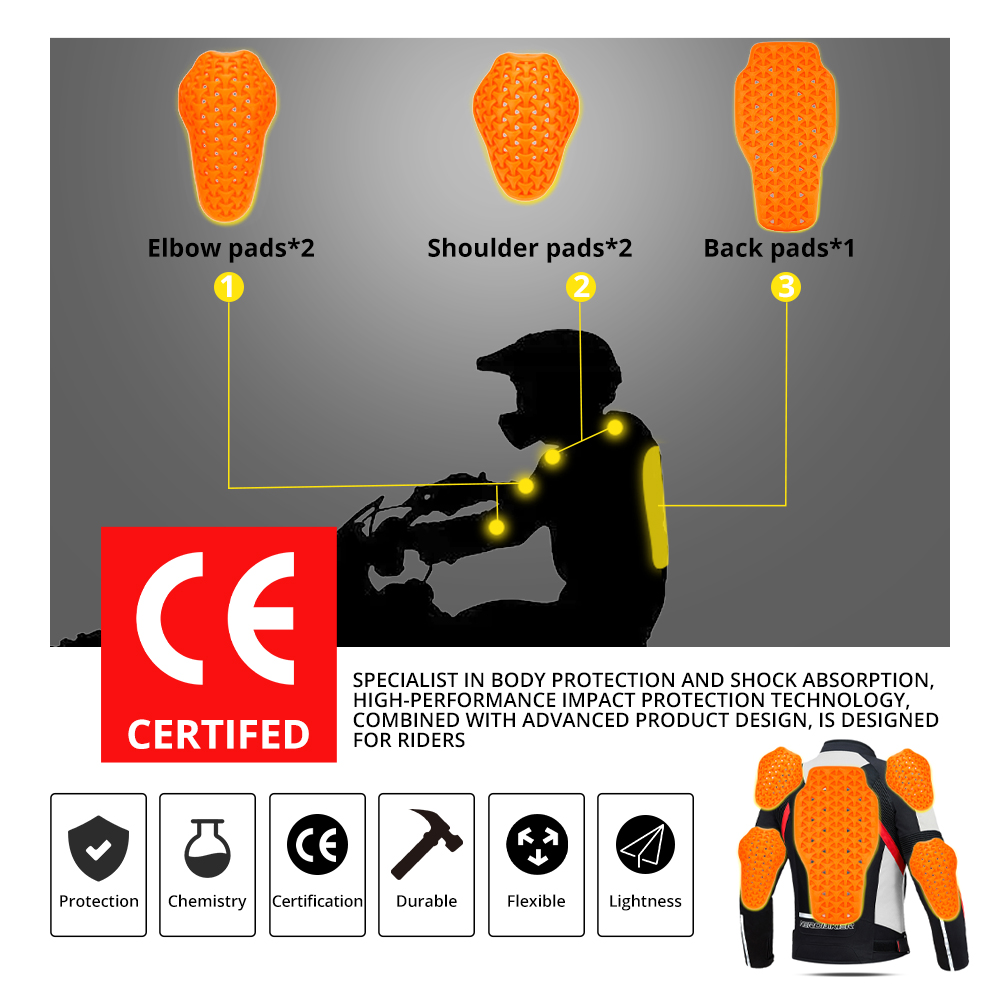 Motorcycle Protective Jacket U - Motorcycle Gear Jacket avis et prix