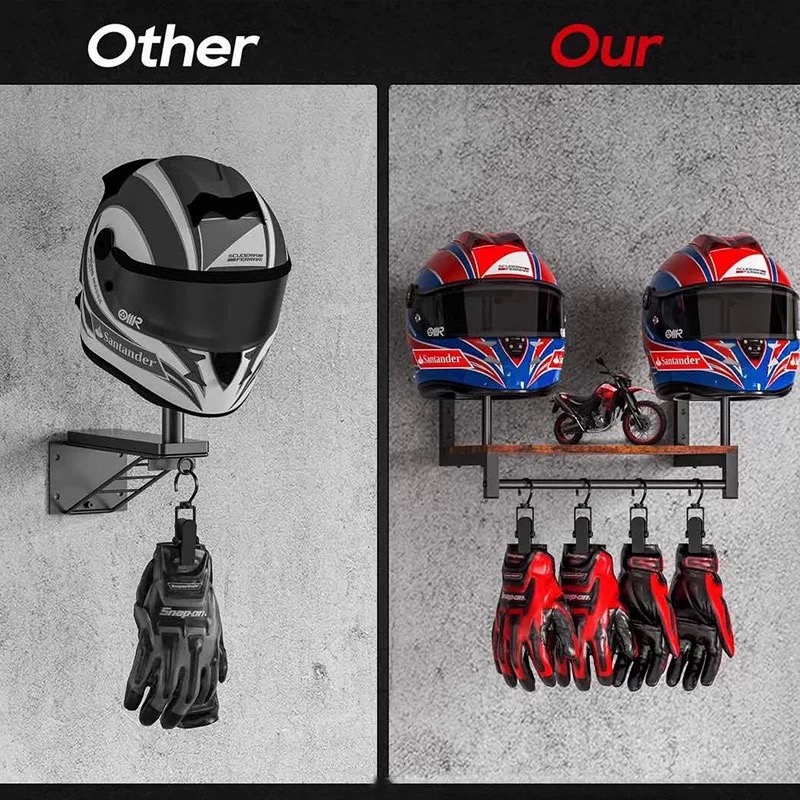 Helmet Display Rack Motorcycle - Motorcycle Gear Wall Mount avis et prix