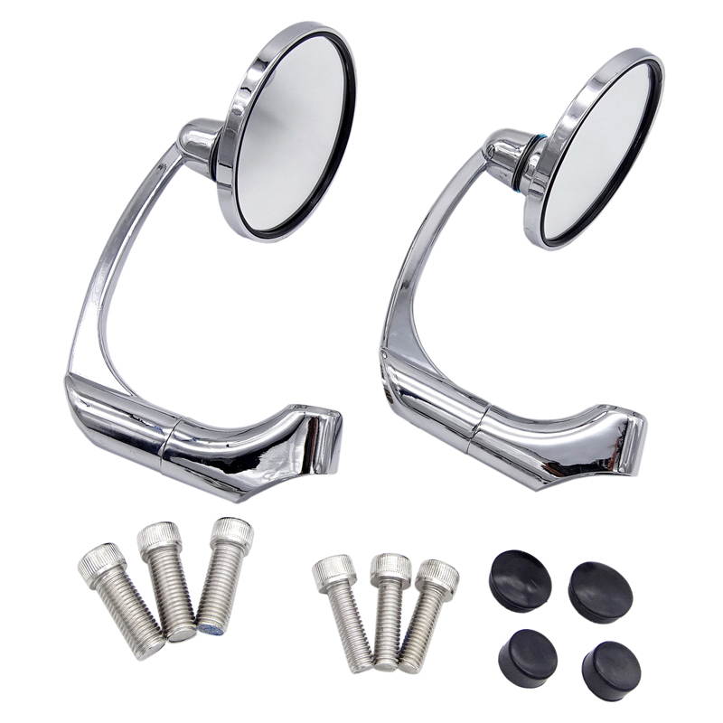 1 Pair 10mm Motorcycle Chrome  - Mirror Extender Bar avis et prix