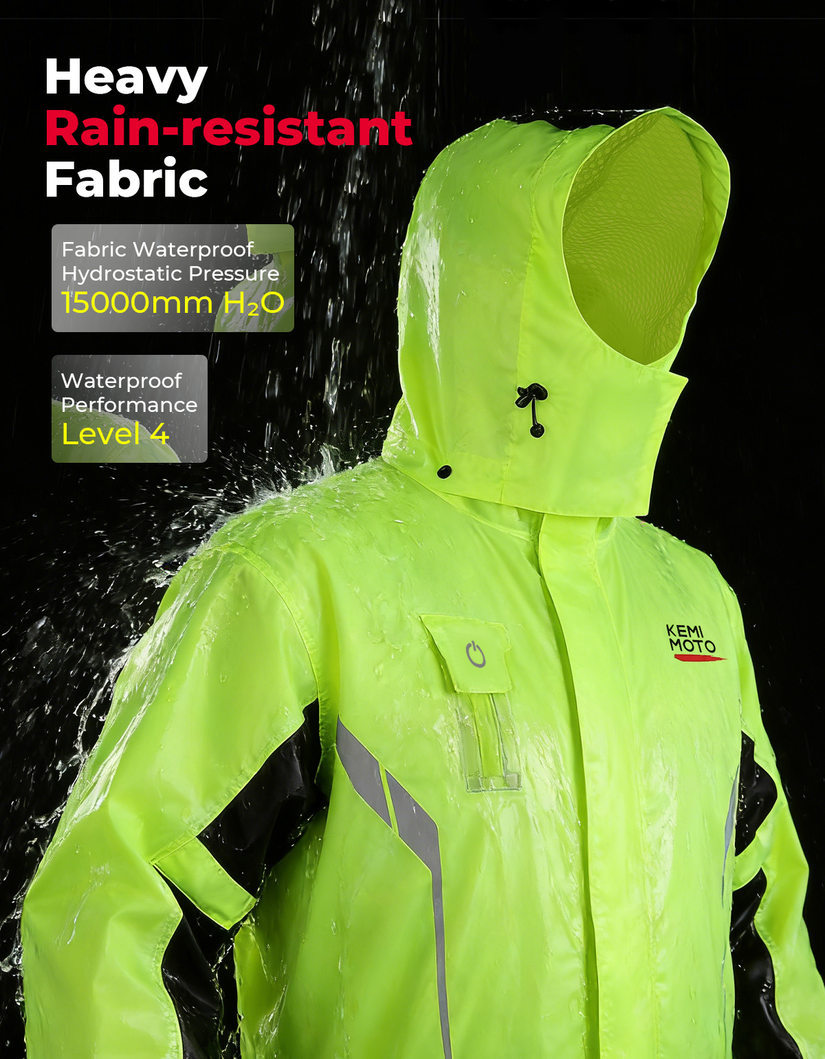 KEMIMOTO Unisex Waterproof Rai - Motorcycle Gear Jacket avis et prix