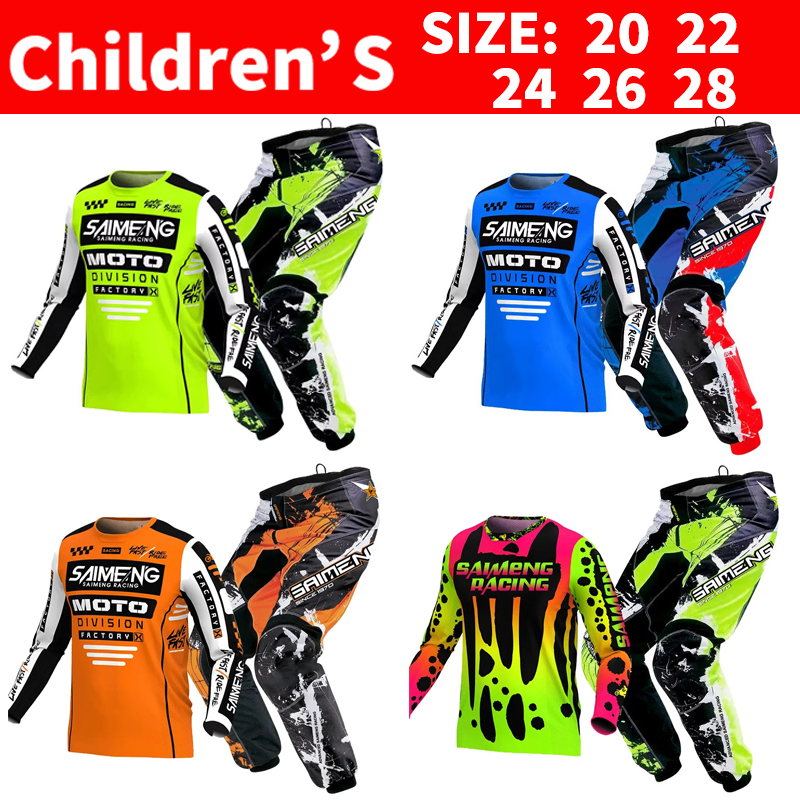 Motocross Jersey and Pants chi - Motorcycle Gear Youth avis et prix