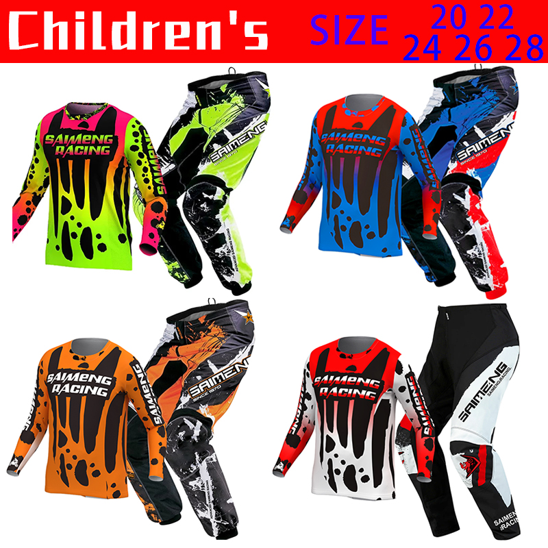 Motocross Jersey and Pants chi - Motorcycle Gear Youth avis et prix