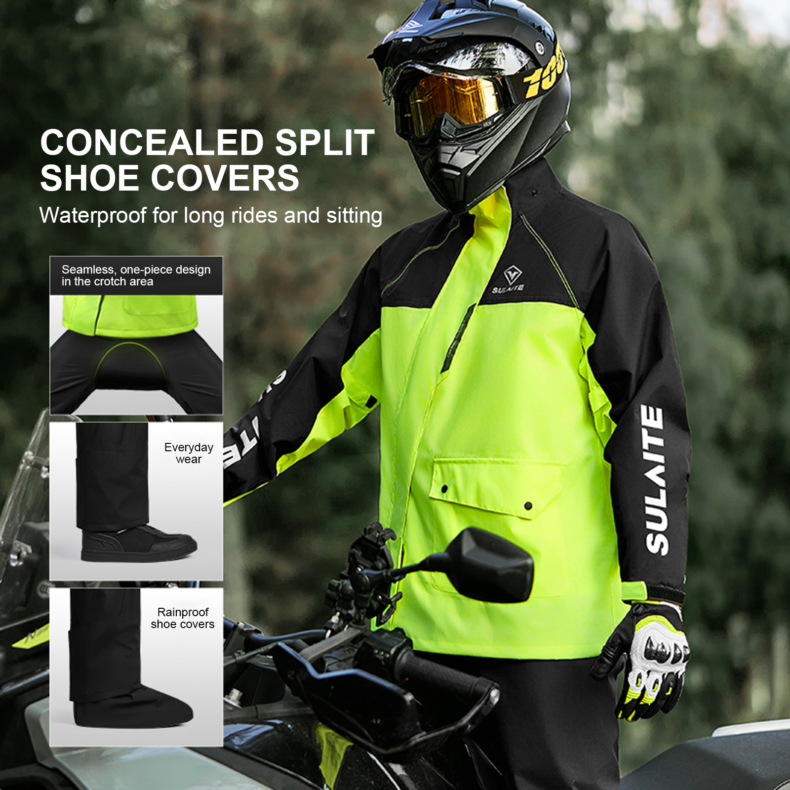 Motorcycle Rain Suit for Men & - Motorcycle Gear Women avis et prix