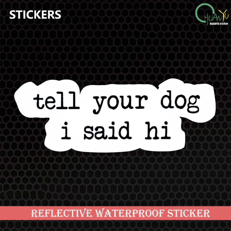 Creative text stickers tell yo - Motorcycle Gear Dogs avis et prix